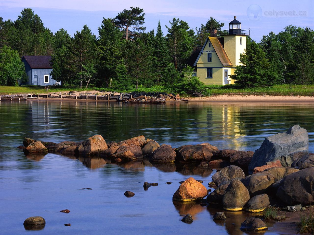 Foto: Bette Grise Lighthouse, Lake Superior, Upper Peninsula, Michigan