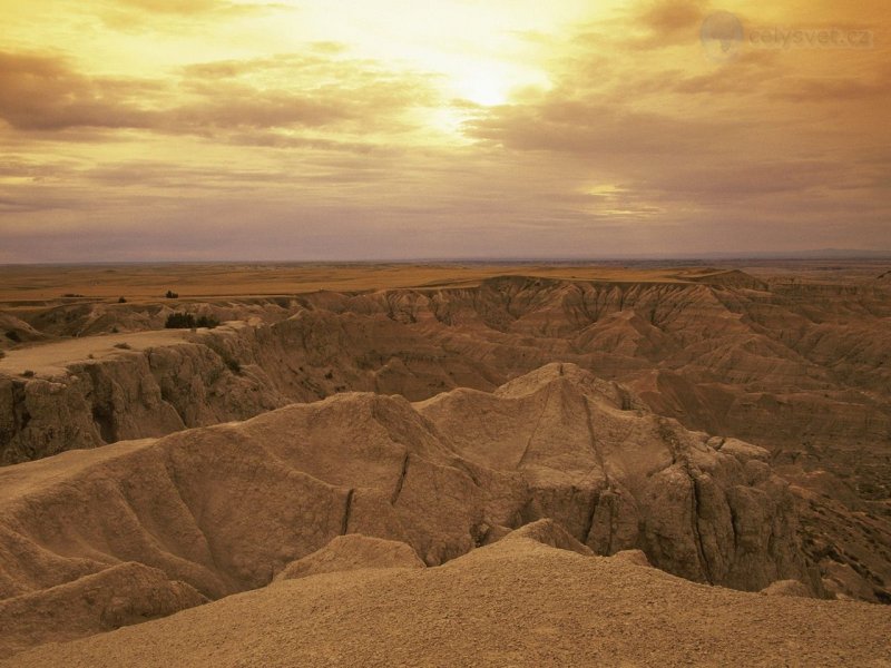 Foto: Pinnacles Overlook, Badlands National Park, South Dakota