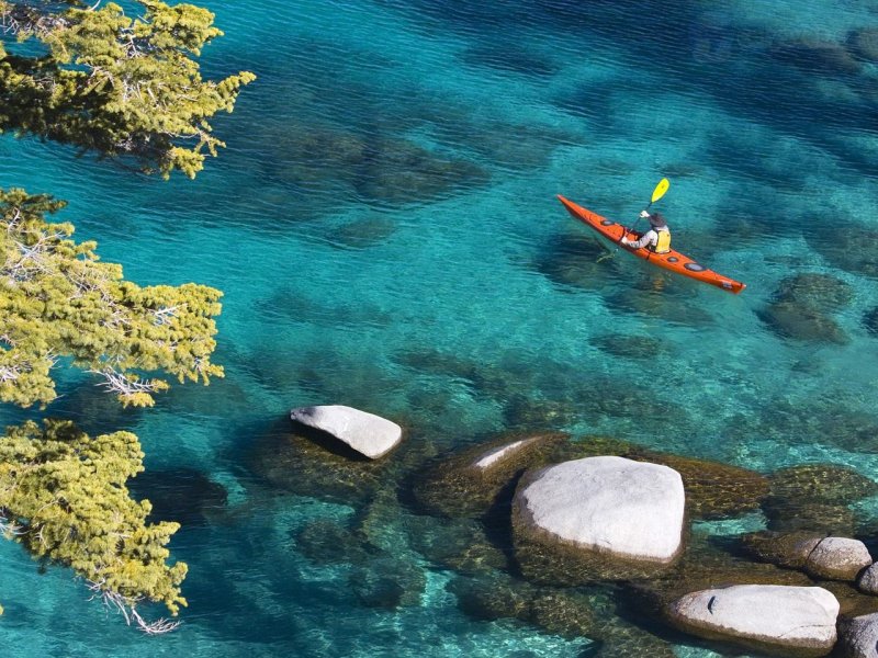 Foto: Kayaking At Lake Tahoe, Nevada