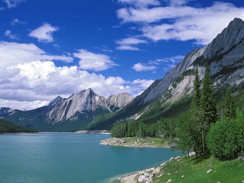 Foto: Medicine Lake, Jasper National Park, Alberta, Canada