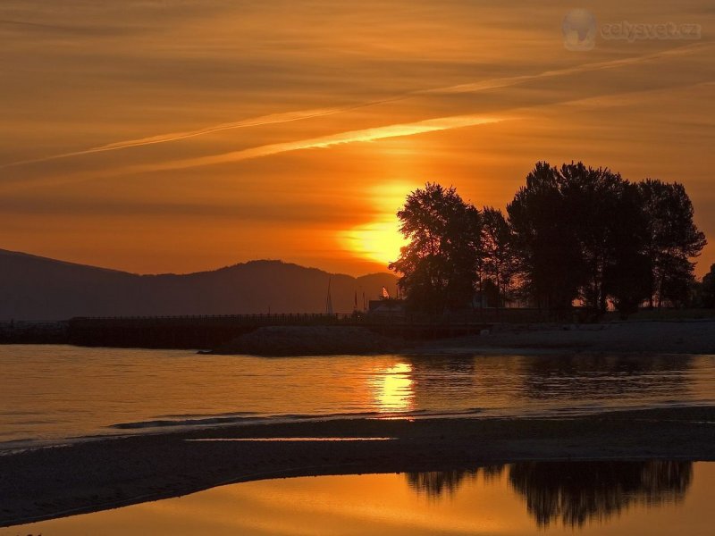 Foto: Spanish Banks Sunset, Vancouver, British Columbia, Canada